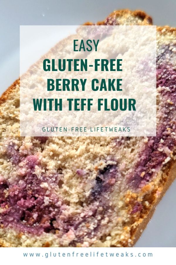 Easy Gluten-Free Berry Cake With Teff Flour